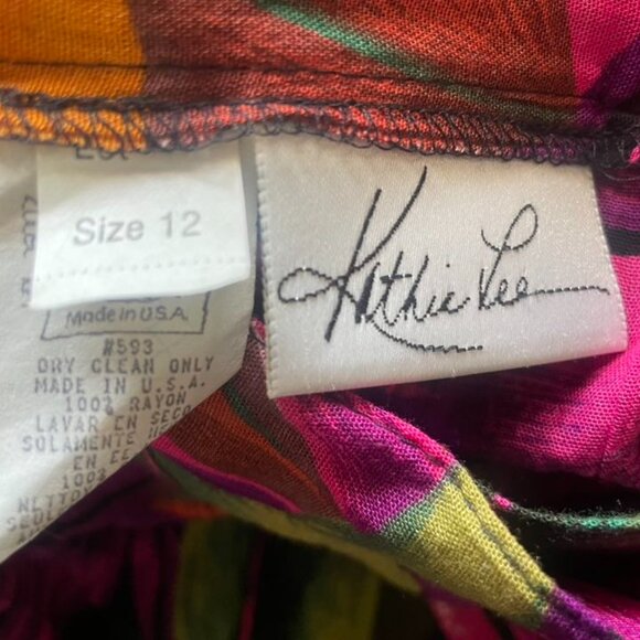 EUC Vintage Kathie Lee Floral Skirt Size 12 - Picture 4 of 5